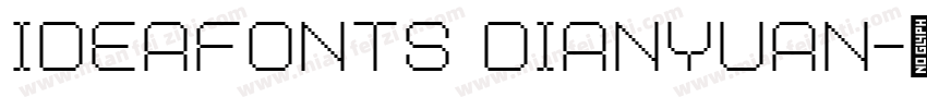 ideafonts dianyuan字体转换